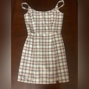 Aeropostale Plaid Mini Dress